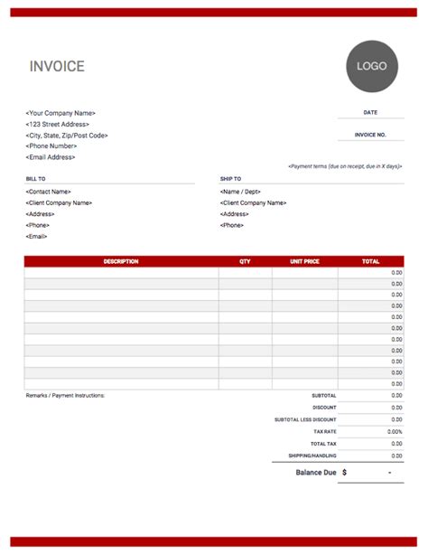 Download Word 2007 Invoice Template Free Download Pics Invoice