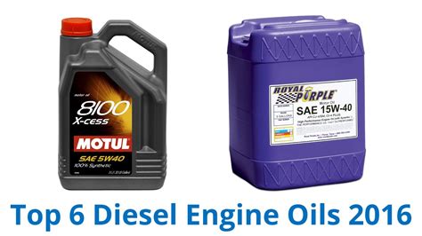 6 Best Diesel Engine Oils 2016 Youtube