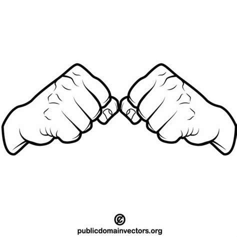 Fists Public Domain Vectors
