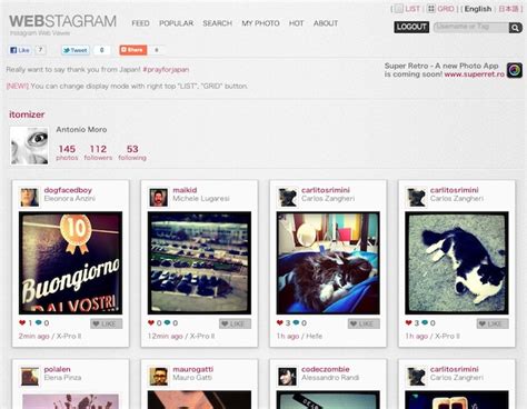 Webstagram Instagram Sul Web Lega Nerd