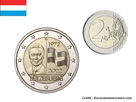 2 Euros Commémorative Luxembourg 2022 Drapeau Du Luxembourg Unc Ebay