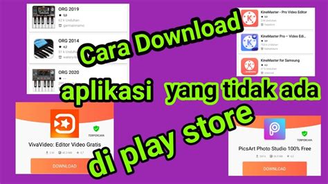Maybe you would like to learn more about one of these? Cara download aplikasi yang tidak ada di play store - YouTube