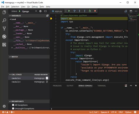 How To Debug Python In Visual Studio Code Operfop