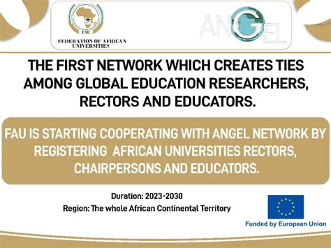 Fau Started Africa Educators Registering Process Through Angel Network