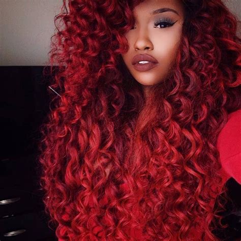 Hairinspiration Her Earanequa Red Curly Hair Is Such Amazing With Her