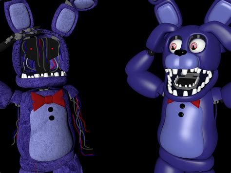 Bonnie And Withered Bonnie By Cinema4dmodeler2 On Deviantart