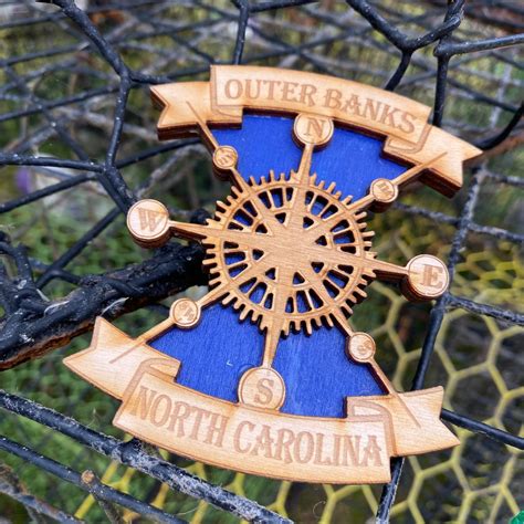 Outer Banks Compass Wooden Magnet Outer Banks Ts Outer Banks Ts