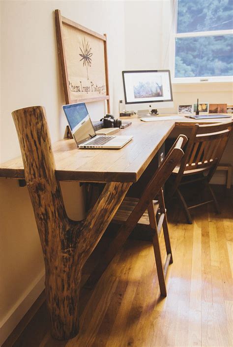 Rustic Desk Reclaimed Wood On Inspirationde