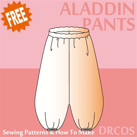 Aladdinpants Sewing Patterns How To Make Aladdin Costume Pattern Costume Aladdin Jasmine