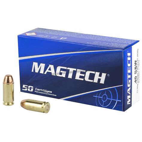 Magtech 40 Sandw 180gr Fmj Flat 50 Round Box Trigger Depot