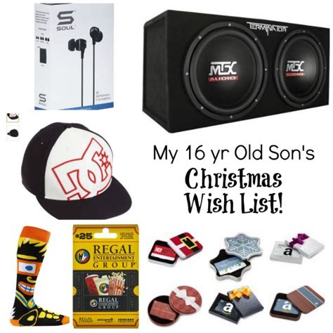 Gift ideas 19 year old boy. This is my 16 Year Old Son's Christmas List!