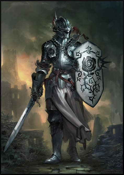 Artstation Knight Of The Black Rose