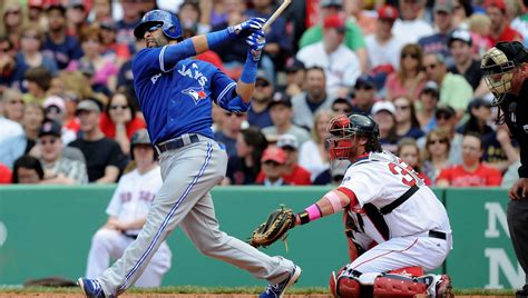 Jose Bautista Hrs Twice Leads Blue Jays Over Red Sox