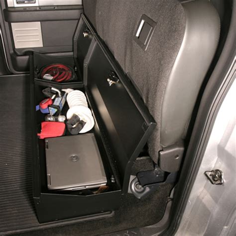 F 150 Rear Seat Storage Organizer Lock Box Fleet Safety