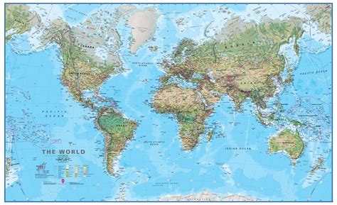 Illustrated World Map Brainlyph
