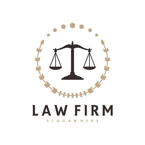 Justice Logo Vector Template Creative Law Firm Logo Design Concepts