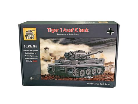 Tiger 1 Tank Ausf E Sd Kfz 181 Premium Lego Hybrid 47 Lego