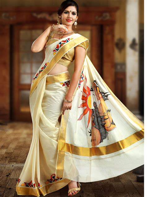 Tradition Kerala Saree Saree Trends Kerala Wedding Saree Elegant Fashion Wear