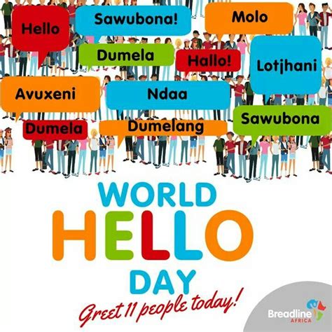 Hello In All South Africas Official Languages Worldhelloday