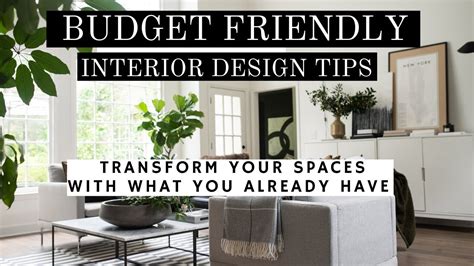 Budget Friendly Interior Design Tips Home Decor Tips To Redecorate