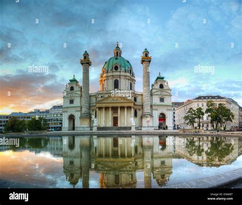 Karlskirche In Vienna Austria Stock Photo Alamy