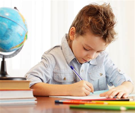Boy Doing Homework Why Kids With Adhd And Executive Functioning