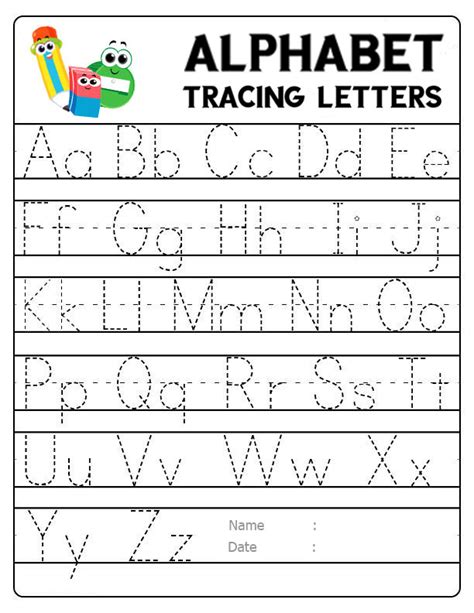 If your kids are ready to write their first letters, you might want to try these alphabet tracing worksheets. 10 Best Free Printable Alphabet Tracing Letters ...