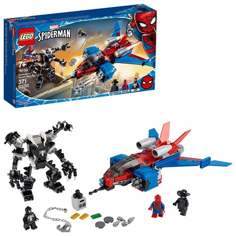 Buy LEGO Marvel Spider Man Spider Jet Vs Venom Mech 76150 Superhero