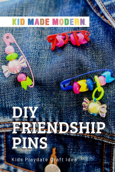 Diy Friendship Pins Summer Crafts For Kids Beach Crafts For Kids