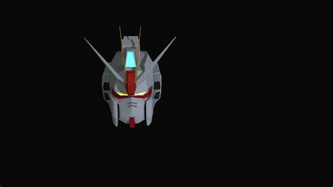 Freedom Gundam Head 3d Model By Bihan01x C485399 Sketchfab