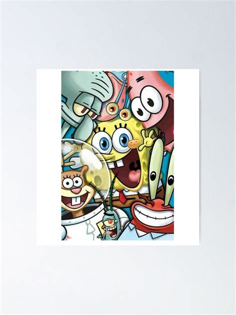 Spongebob Squarepants Poster By Neelam27 Redbubble