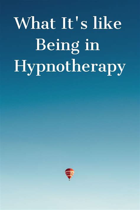 What Its Like Being In Hypnotherapy Chronillicles Hypnotherapy