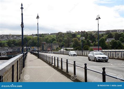 Craigavon Bridge Derry Northern Ireland Editorial Stock Image Image