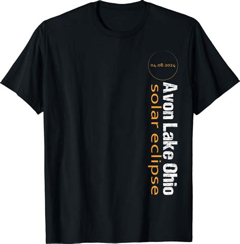 Solar Eclipse April 2024 Family Travel Souvenir Avon Lake OH T-Shirt
