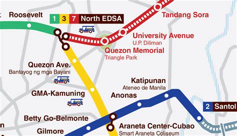 Metro Manila Rapid Transit Map Print 53 Studio