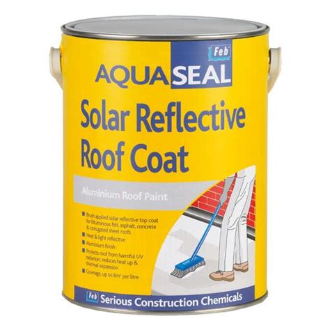Aquaseal Aluminium Solar Reflective Paint 5 Litres Roofing Superstore
