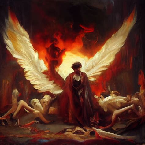 Fallen Angel Alexandre Cabanel Oil Painting Evil Midjourney