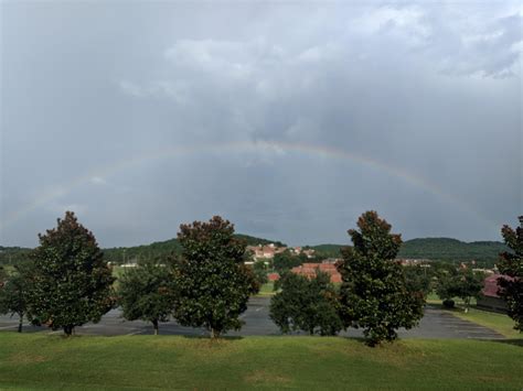 Rainbow Spotted Yesterday In North Huntsville During Evening Traffic