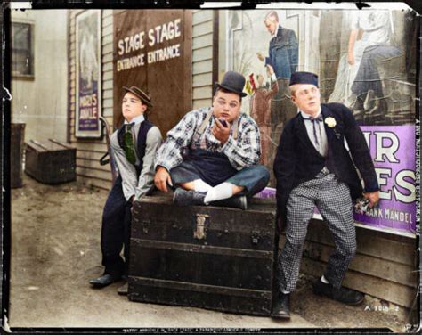 1919 Roscoe Fatty Arbuckle Buster Keaton 14 X 11 Photo Print Ebay