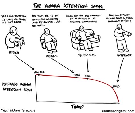 The Human Attention Span