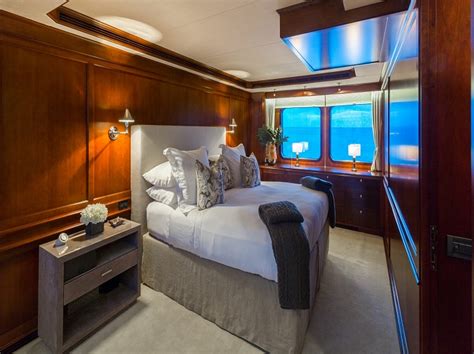 luxury yacht pioneer master stateroom — yacht charter and superyacht news