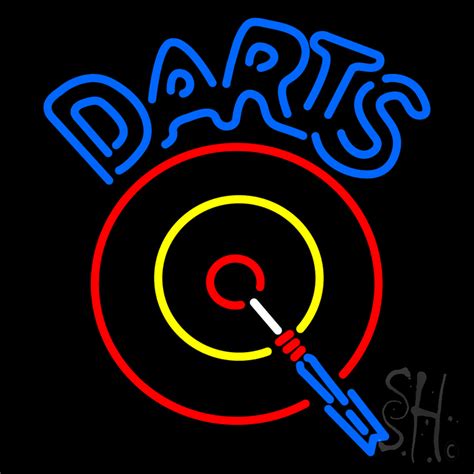 Darts Room Led Neon Sign Darts Neon Sign Everything Neon