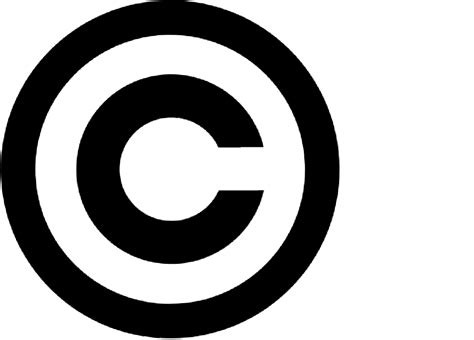 Copyright Logo White Png Free Png Image
