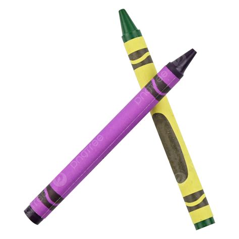 Purple Crayon Clipart Hd Png Purple Crayons And Green Crayons Crayon