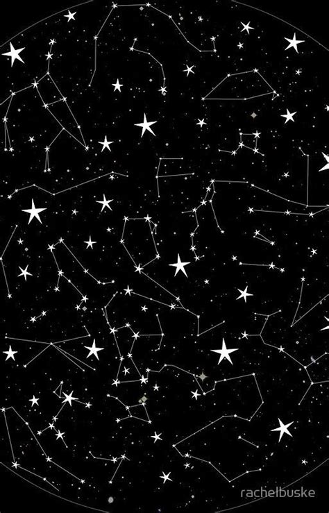 Constellations Dark Wallpaper Constellations Black Aesthetic