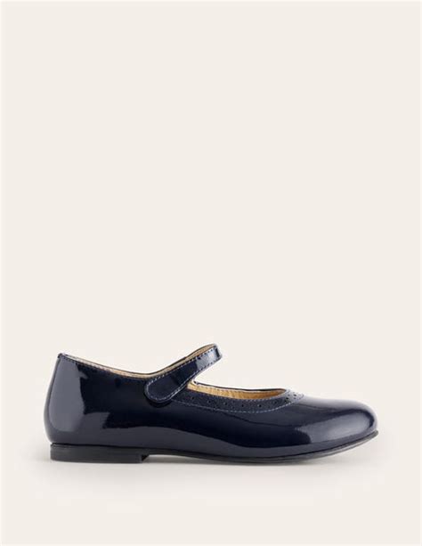 Leather Mary Janes Navy Patent Boden Us