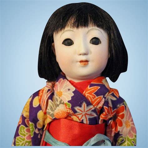 Early Ichimatsu Japanese Bisque Doll With Ball Jointed Body Bisque