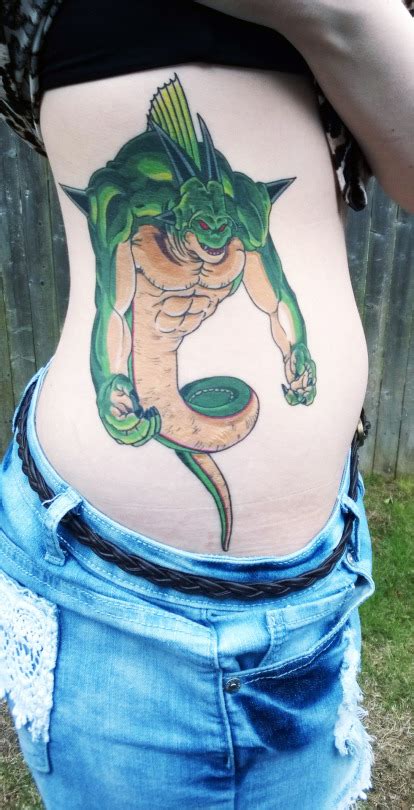 How goku and the flying nimbus needs to heal and then backgrounds will come eventually. shenron tattoo | Tumblr
