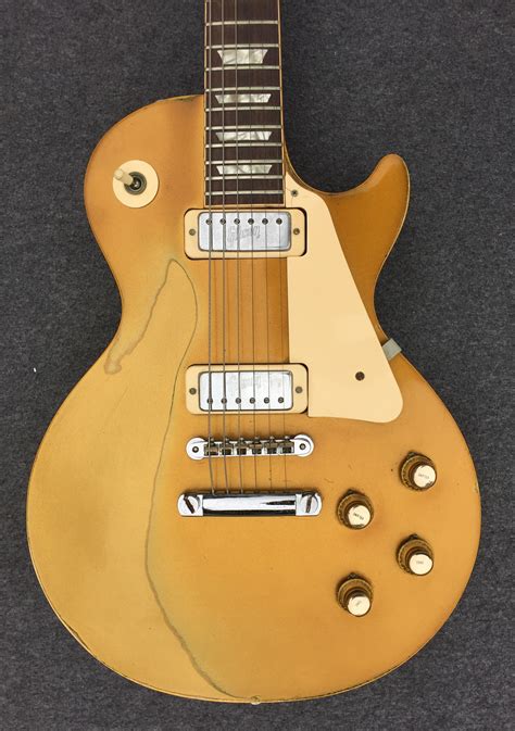 Gibson Les Paul Deluxe 1972 Gold Top Guitar For Sale Hendrix Guitars