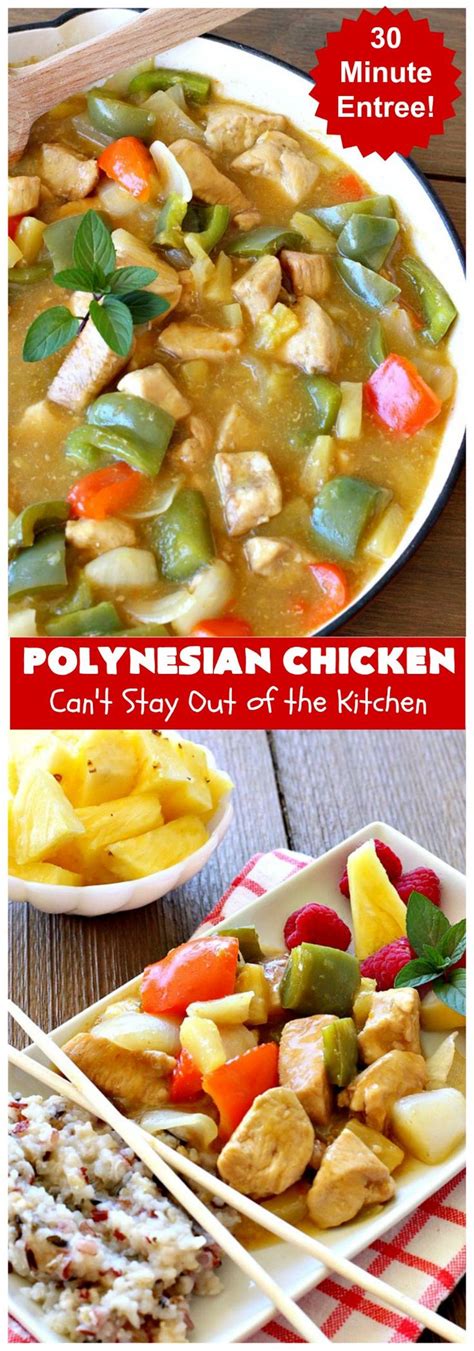 Cooked chicken can only sit for up to two hours. Polynesian Chicken - Can't Stay Out of the Kitchen in 2020 ...